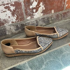 Anthropologie Klub Nico platform flats.